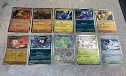 Pokemon TCG Holos/Reverse Holos Card Lot 10 NM/M (What You See Is What You Get) - Image 1