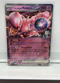 Pokemon Card TCG, Team Rocket's Mewtwo EX, SVP216 Black Star Promo - Image 1