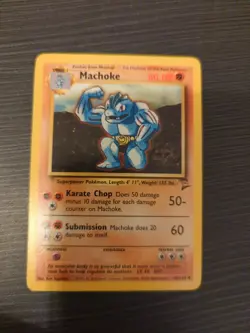Pokemon Card WOTC: Machoke 49/130 - Base Set 2 - Image 1