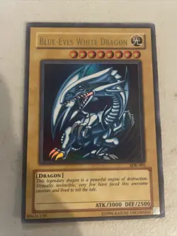 Blue-Eyes White Dragon SDK-001 Starter Deck Kaiba 2002 Yugioh Card - Image 3
