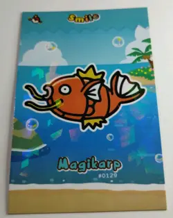 Magikarp Pokemon Peru Exclusive Smile Card Database Cracked Ice Holo Full Art - Image 2