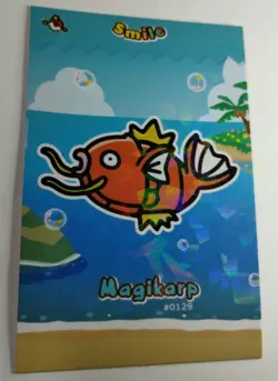 Magikarp Pokemon Peru Exclusive Smile Card Database Cracked Ice Holo Full Art - Image 4