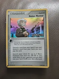 Pokemon Card - Holon Mentor Holo 93/113 EX Delta Species Stamped - Image 1