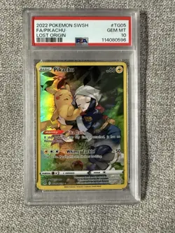 Pikachu TG05/TG30 PSA 10 GEM MINT - Trainer Gallery - Lost Origin - Image 1