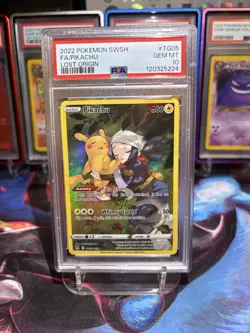 Pokemon Pikachu TCG Lost Origin Trainer Gallery PSA 10 Gem Mint TG05/TG30 - Image 1