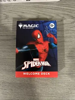 SDCC 2025 Hasbro Magic the Gathering Spider-Man Welcome Deck White Spiderman - Image 1