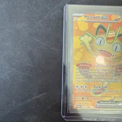 Pokemon Meowth ex 107/088 FULL ART ULTRA RARE HOLO Perfect Order Me03 - Image 4