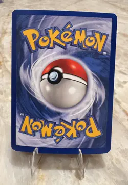 ALAKAZAM Pokemon TCG Holo Rare Card 1/102 Base Set 1999 vintage - Image 3