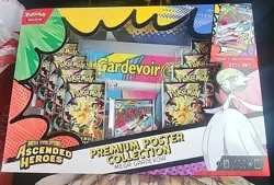 Pokemon Ascended Heroes Premium Poster Collection Mega Gardevoir FACTORY SEALED - Image 1