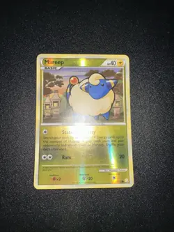 Pokemon TCG Mareep 73/123 Heartgold & Soulsilver Base Reverse Holo LP - Image 1
