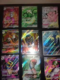 Lot Of 9 Pokemon Illustration Rare Cards All Near M To Mint Varying Sets - Image 1