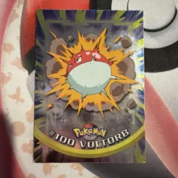 Voltorb #100 Topps Trading Cards Series 2 Holo Foil Pokemon Card - LP - Image 1