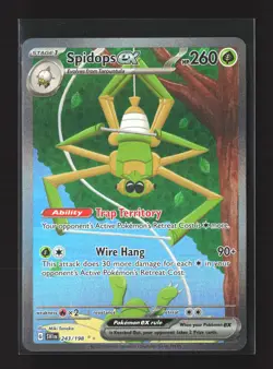 Pokemon SV01: Scarlet & Violet Base Set #243/198 Holo Spidops ex - Image 1