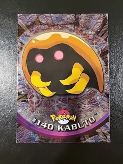 MP! HOLO FOIL 2000 Topps Pokemon TV Animation Edition Series 3 #140 Kabuto - Image 1