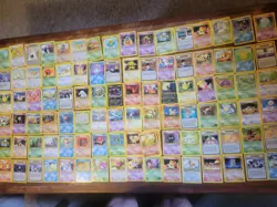 100 WOTC Pokemon Cards Base Set Neo, Base 2 Jungle Fossil Mew Mewtwo Promo Lugia - Image 1
