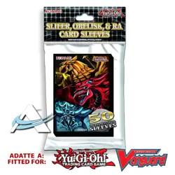 50 Bustine Protettive SLIFER, OBLESIK & RA Small Sleeves KONAMI YUGIOH ANDYCARDS - Image 1