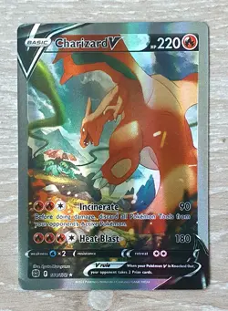 NEAR MINT! Charizard V (154/172) Brilliant Star Alt Art Ultra Rare Pokemon Card! - Image 1