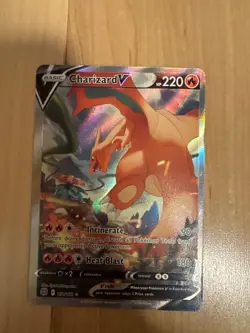 Charizard V Alternate Alt Art 154/172 Pokemon Brilliant Stars NM - Image 2
