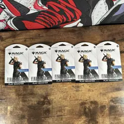 Magic The Gathering Final Fantasy Play Booster Pack Cloud Strife Sealed 14 Cards - Image 3