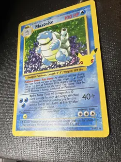 Pokemon Blastoise 2/102 Base Set Holo Rare 100 HP Card 1999 English Mint - Image 2