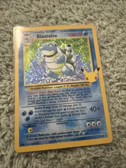 Pokemon Blastoise 2/102 Base Set Holo Rare 100 HP Card 1999 English Mint - Image 4