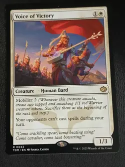 1x Voice of Victory - Tarkir: Dragonstorm - NM - MTG - Image 1