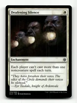 Deafening Silence Throne of Eldraine #10 Uncommon - Image 1