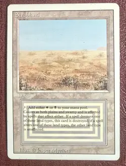 Scrubland - MtG Revised/3rd Ed. - Rare LP/MP 1994 (c1) - Image 2