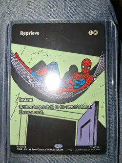 Reprieve 0005 BORDERLESS MTG Spider-Man Magic The Gathering Regular - Image 1