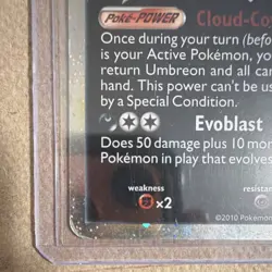 Pokemon Umbreon Prime 86/90 Undaunted Ultra Rare Holo 2010 100 HP Card - Image 5