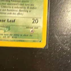 Chikorita 54/111 | Neo Genesis | Non Holo Pokemon Card NM - Image 4