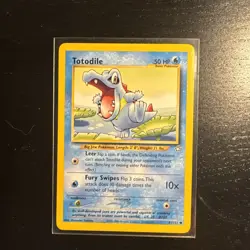 Pokemon TCG Totodile Neo Genesis 81/111 Regular - Image 1