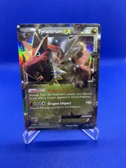 Pokemon Tyrantrum EX XY70 XY Promo Holo 2015 180 HP Dragon Pokemon TCG - Image 1