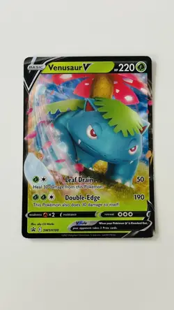 Venusaur V SWSH100 Sword & Shield Black Star Promo Pokemon TCG - Image 1