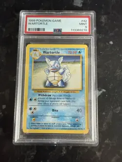 Pokemon TCG Wartortle and Pokemon TCG Ivysaur Base Set PSA 9 - Image 1