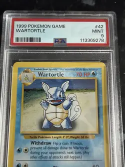 Pokemon TCG Wartortle and Pokemon TCG Ivysaur Base Set PSA 9 - Image 3