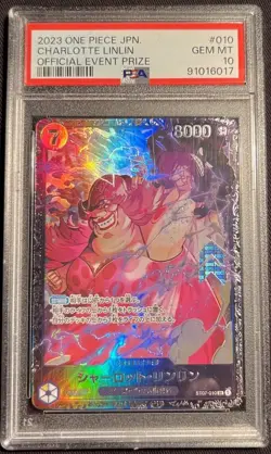 Psa 10 Charlotte Linlin Flagship Japanese ST07-010 Battle One Piece Top 8 Prize - Image 3