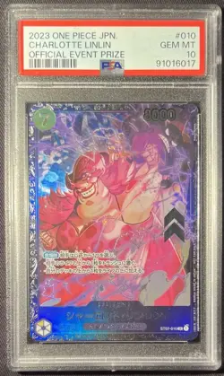 Psa 10 Charlotte Linlin Flagship Japanese ST07-010 Battle One Piece Top 8 Prize - Image 4