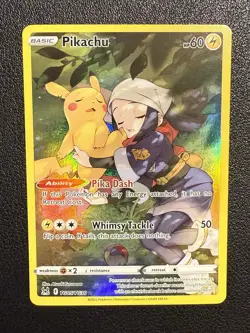 Pokemon TCG Pikachu TG05/TG30 SWSH11 Lost Origin Trainer Gallery Holo - NM - Image 1