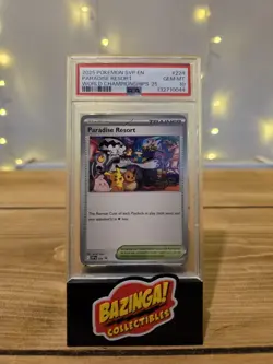 Paradise Resort 2025 SV-P World Championships English Pokemon Card PSA 10 - Image 1