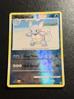 Wartortle - Reverse Holo - Secret Wonders 75/132 Pokemon Card HP - Image 1