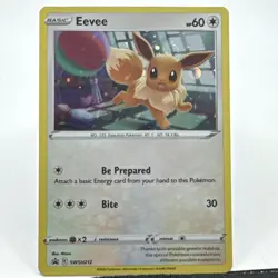Eevee SWSH212 SWSH: Black Star Astral Radiance Promo Card Cosmo Holo - Image 2
