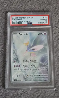 Pokemon Card Shrouded Fable Cresselia 071/064 Graded PSA 10 - Image 1