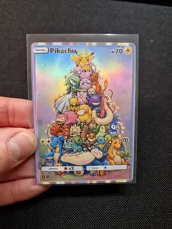 3x - Pikachu Full Art Rainbow cards -Holo Kanto Friends Custom Promo Art Card - Image 5