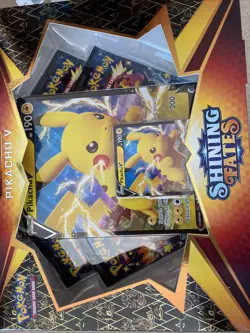 Pokemon TCG Shining Fates Pikachu V Box Brand New Sealed. UK Seller. - Image 1