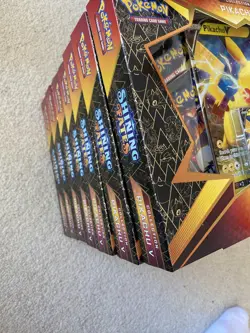 Pokemon TCG Shining Fates Pikachu V Box Brand New Sealed. UK Seller. - Image 3