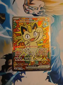 Meowth ex 121/088 ENGLISH Special Illustration Rare - Perfect Order SIR Pokemon - Image 1