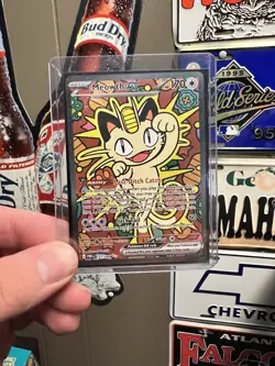Meowth ex 121/088 ENGLISH Special Illustration Rare - Perfect Order SIR Pokemon - Image 1