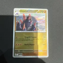 English Pokemon Card - Gigalith PokeBall UC (048/086) White Flare NM - Image 1