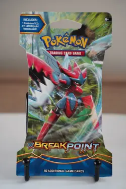 Pokemon XY Breakpoint Sleeved Booster Pack Scizor Artwork Factory Sealed 2016 - Image 1